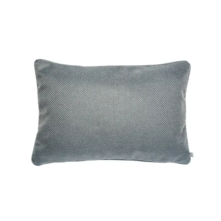 COJIN - TAPIZ GRIS CON TRAMA Y VIVO MISMA TELA (60 X 40 CM) 1