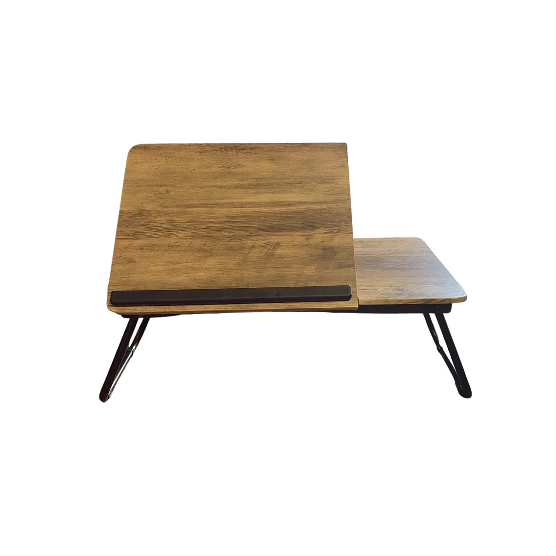 APOYO LAPTOP AJUSTABLE METAL NEGRO/ MADERA NATURAL (53L X 30P X 19H CM) 3