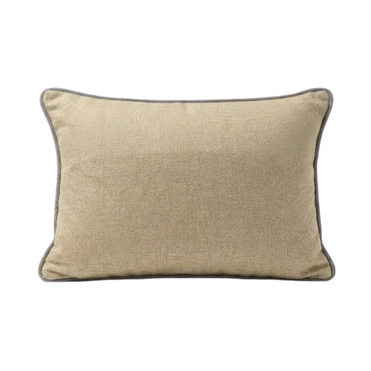 COJÍN - TELA BARQUILLO CON VIVO TRENZADO JADE (60 X 40 CM) 1