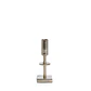 CANDELABRO LIGHT GOLD DE METAL ELEGANTE Y SOFISTICADO (6D X 17H CM) - Miniatura 1