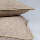 COJIN - TAPIZ BEIGE JASPEADO CON VIVO CORDON TRENZADO BEIGE (60 X 60 CM) - Miniatura 3