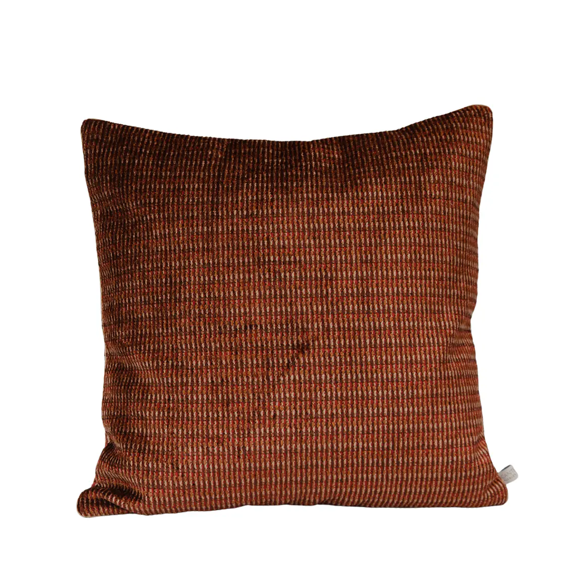 COJIN - TRAMA CAFÉ BURDEO CON VIVO BEIGE (50 X 50 CM) 1