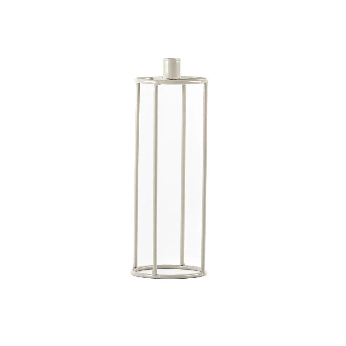 CANDELABRO WIRE BEIGE ALTO (10D X 25H CM) 1