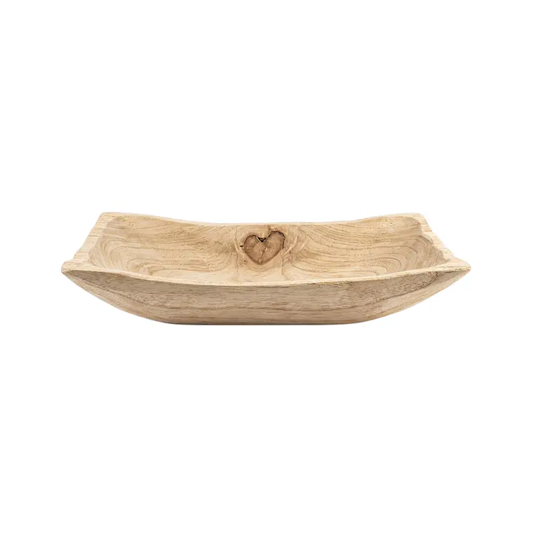 CUENCO LARGO DE MADERA WATERPROOF (54L X 28A X 10H CM) 1