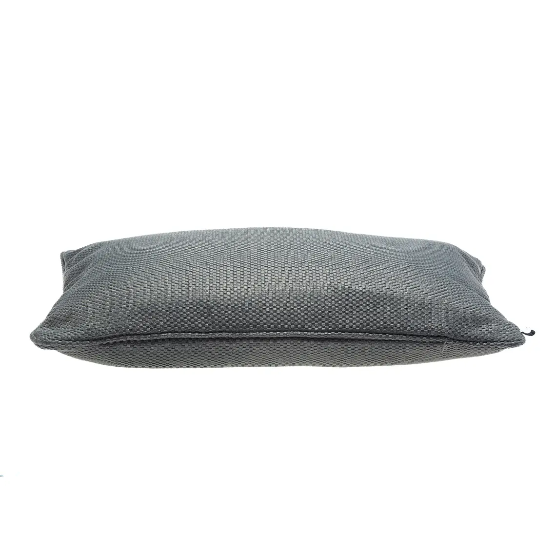COJIN - TAPIZ GRIS CON TRAMA Y VIVO MISMA TELA (60 X 40 CM) 3