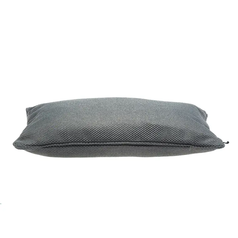 COJIN - TAPIZ GRIS CON TRAMA Y VIVO MISMA TELA (60 X 40 CM) 3