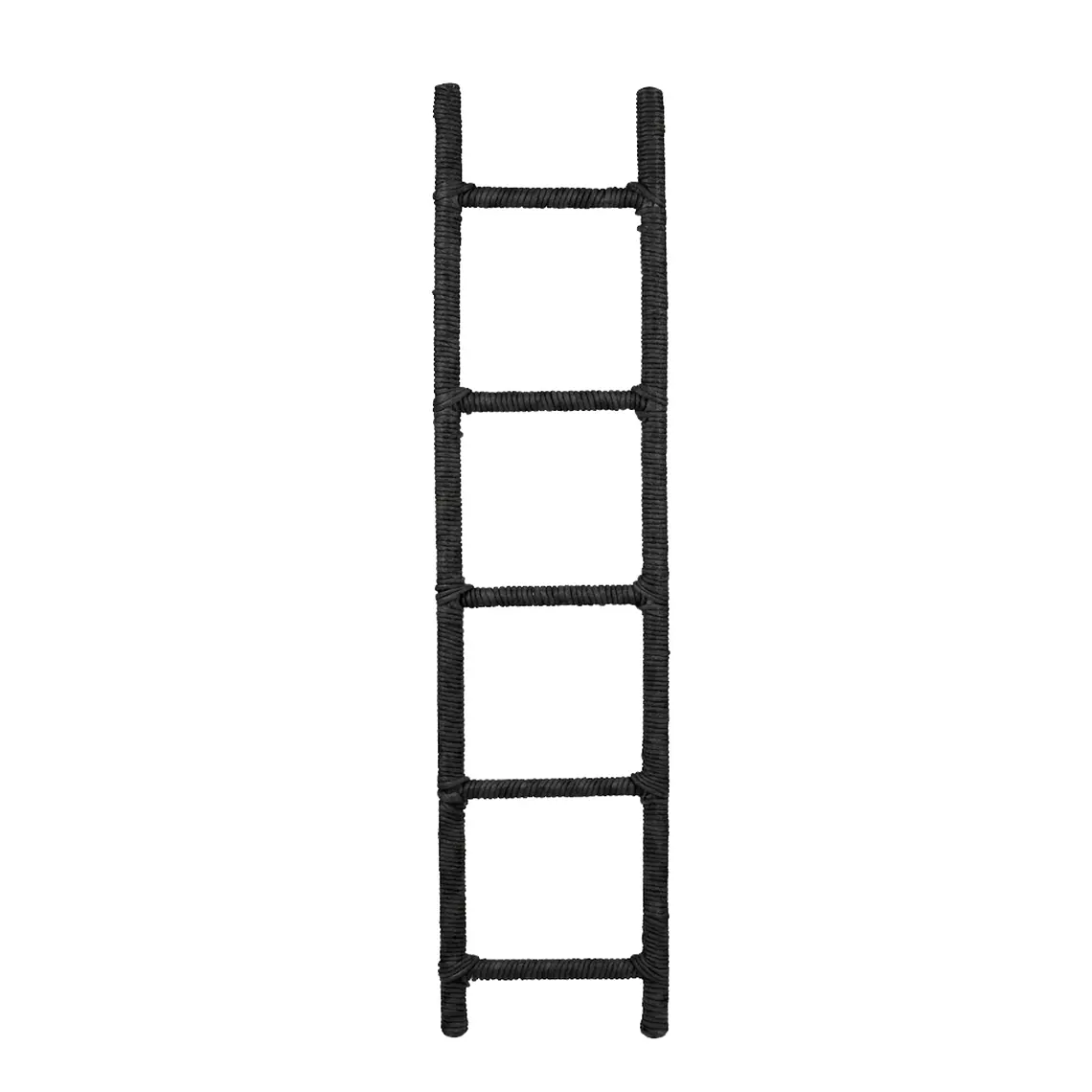 ESCALERA RATTÁN NEGRA (36A X 160H CM) 1