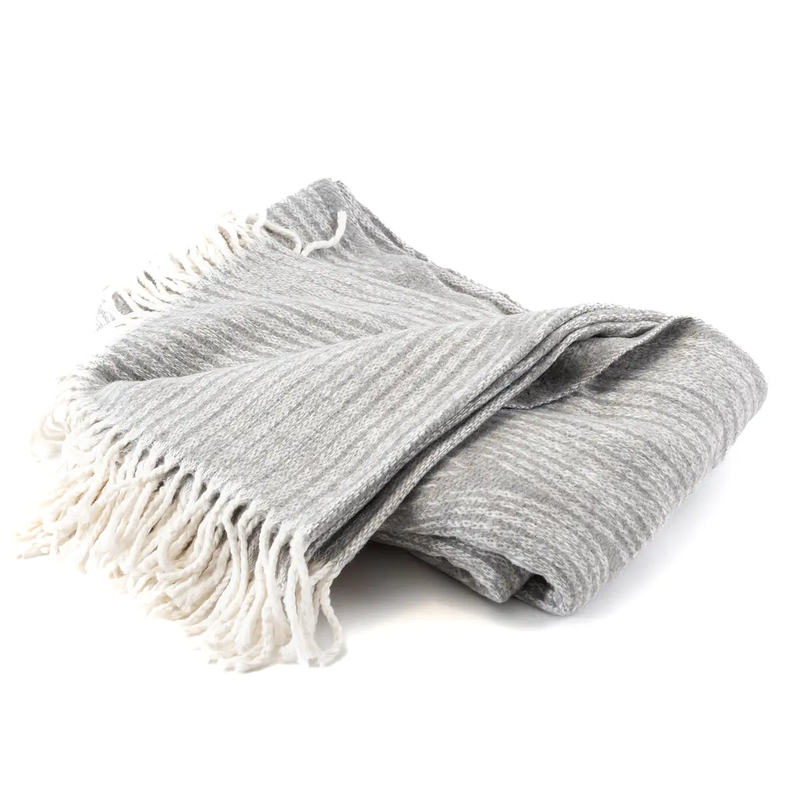 CHAL - ALGODÓN Y POLIÉSTER GEO GRIS CLARO (130L X 170A CM) 1