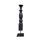 CANDELABRO MADERA TALLADA NEGRO (15D X 65H CM) - Miniatura 3