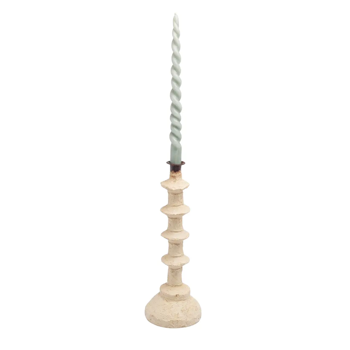 CANDELABRO PAPEL MACHÉ (12D X 30H CM) 3