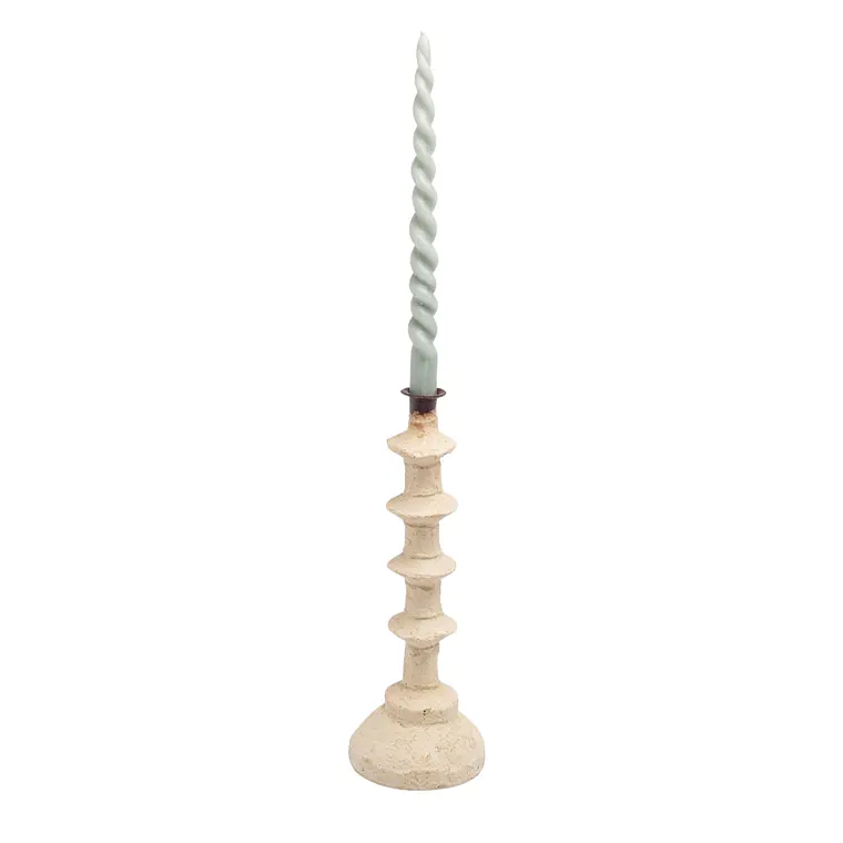 CANDELABRO PAPEL MACHÉ (12D X 30H CM) 3