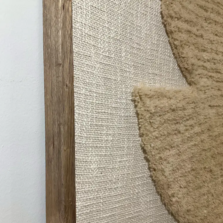 CUADRO ARTE DE PARED PELUDO (109H X 81A X 4P CM) 2
