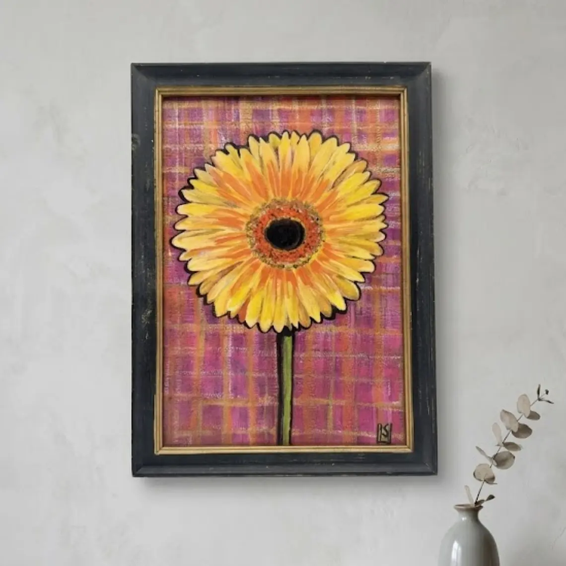 CUADRO GERBERA (23A X 2P X 34H CM) 2
