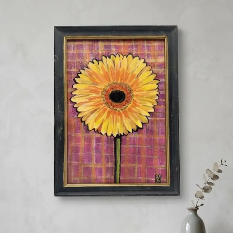 CUADRO GERBERA (23A X 2P X 34H CM) 2