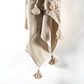 CHAL - PIECERA POMPONES BEIGE S (100 X 170 CM) - Miniatura 2