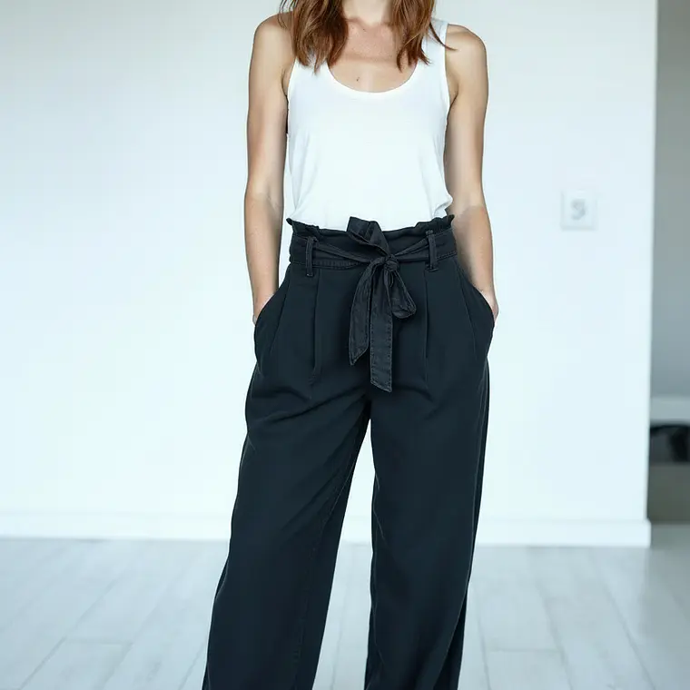 MUJER-NAOMIE TROUSER BLACK (TALLA S) 1
