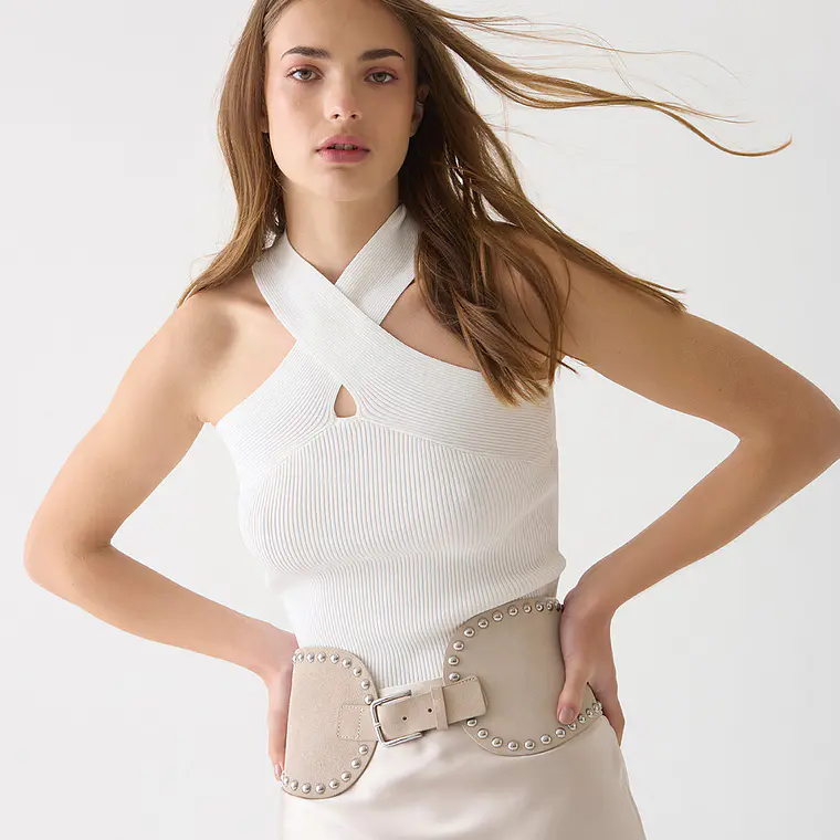 MUJER-KINKS TOP WHITE (TALLAS S a L) 1