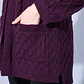 MUJER-LADY CARDIGAN MORADO (TALLAS S a L) - Miniatura 3