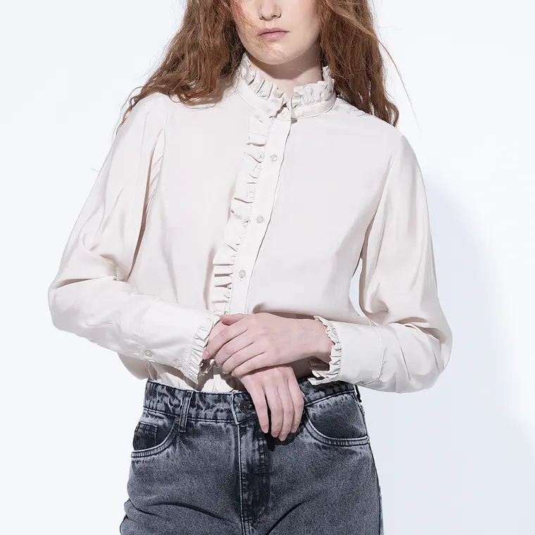 MUJER-VICTORIA BLOUSE SAND (TALLA S y L) 1