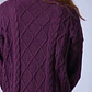 MUJER-LADY CARDIGAN MORADO (TALLAS S a L) - Miniatura 5
