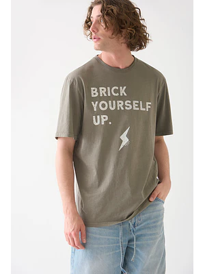 HOMBRE-RODT-SHIRT OLIVE (TALLA S - M - XL y XXL)