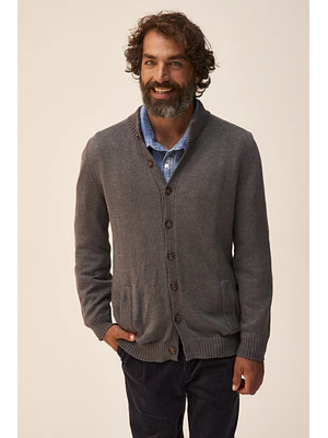 HOMBRE-REGENT CARDIGAN GREY (TALLA S y L)