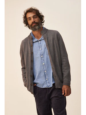 HOMBRE-REGENT CARDIGAN GREY (TALLA S y L)