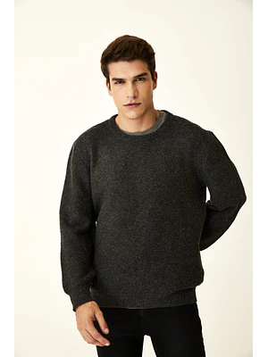 HOMBRE-LONDON SWEATER NEGRO (TALLA L)