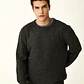 HOMBRE-LONDON SWEATER NEGRO (TALLA L) - Miniatura 2