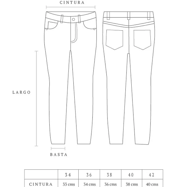 MUJER-KIM JEANS NEGROS (TALLAS 34 a 40) 6