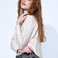 MUJER-VICTORIA BLOUSE SAND (TALLA S y L) - Miniatura 4