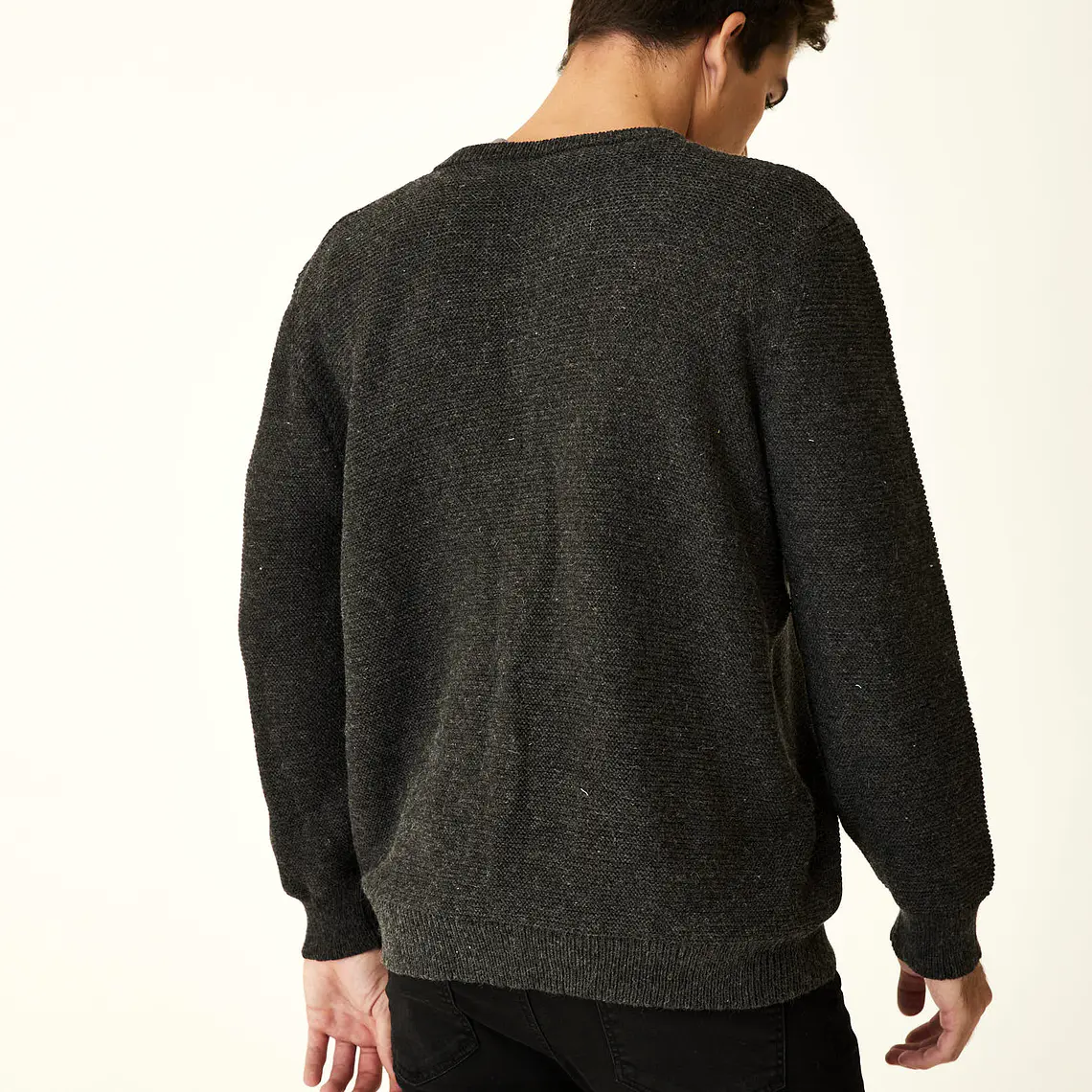 HOMBRE-LONDON SWEATER NEGRO (TALLA L) 4