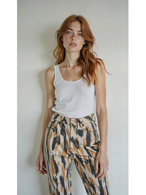 MUJER-ALESSIA JEANS ANIMAL CAFÉ (TALLAS 36 a 40)