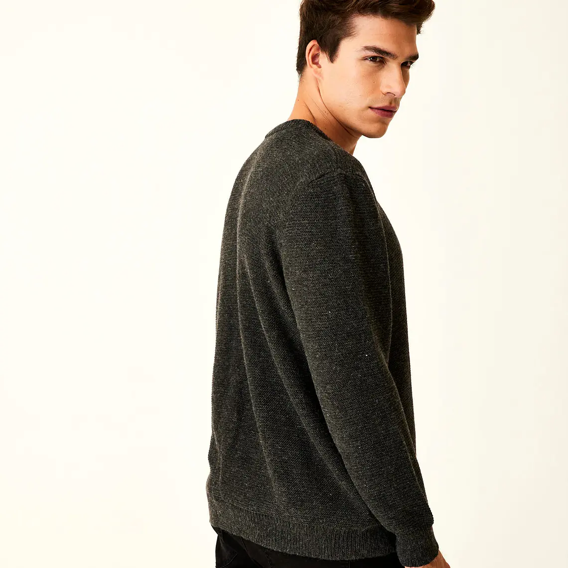 HOMBRE-LONDON SWEATER NEGRO (TALLA L) 5