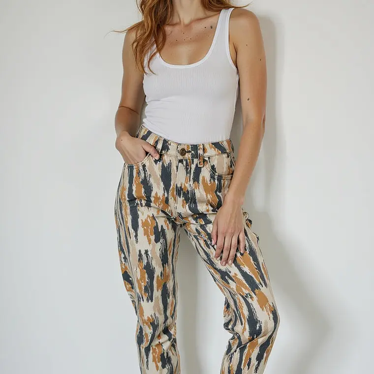 MUJER-ALESSIA JEANS ANIMAL CAFÉ (TALLAS 36 a 40) 3