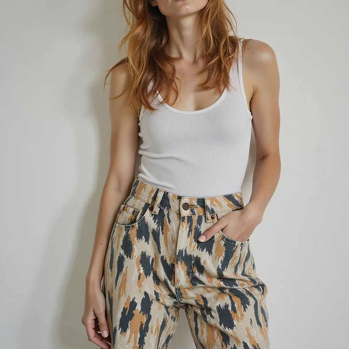 MUJER-ALESSIA JEANS ANIMAL CAFÉ (TALLAS 36 a 40) 4