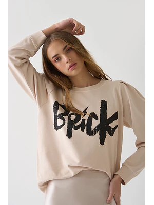 MUJER-BRICK SWEATRSHIRT (TALLA M y L)