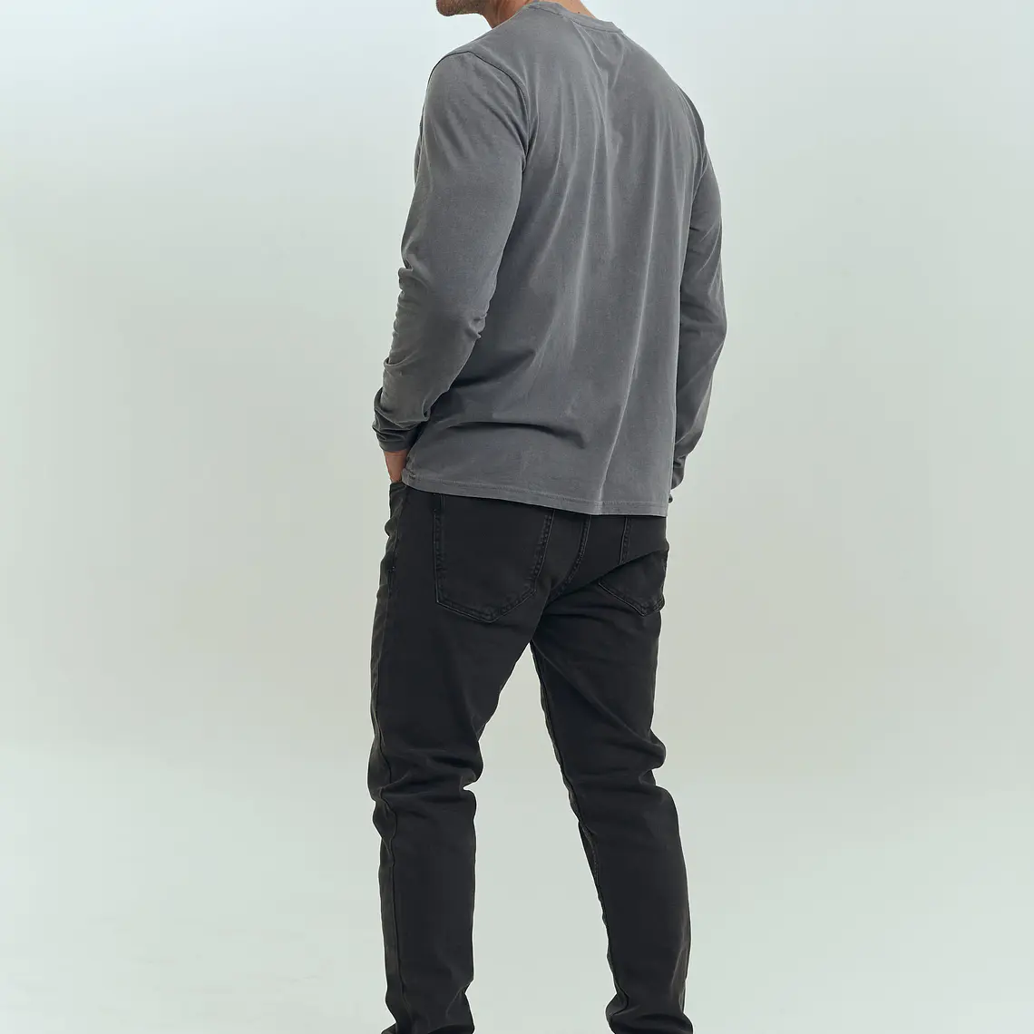 HOMBRE-THE POLICE T-SHIRT LONG SLEEVES GREY (TALLAS S - M- XL y XXL) 2