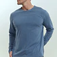 HOMBRE-THE POLICE T-SHIRT LONG SLEEVES BLUE (TALLAS S a XL) - Miniatura 1