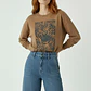 MUJER-ADDICTED SWEATSHIRT CAMEL (TALLA XS - S y L) - Miniatura 1