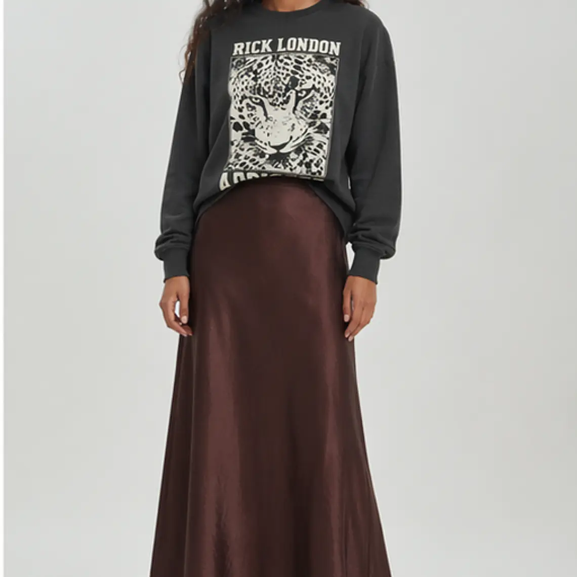 MUJER-ADDICTED SWEATSHIRT GREY (TALLA S y M) 2