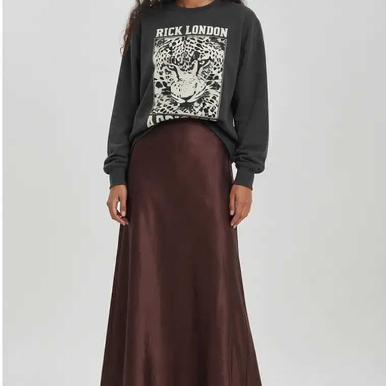 MUJER-ADDICTED SWEATSHIRT GREY (TALLA S y M) 2