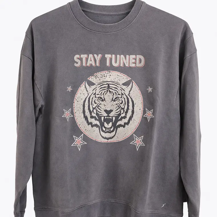 MUJER-TUNED TIGER SWEATSHIRT (TALLA S y M) 1