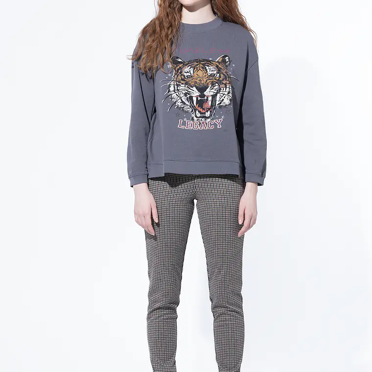 MUJER-TIGER BELIEVE SWEATSHIRT (TALLA S) 1