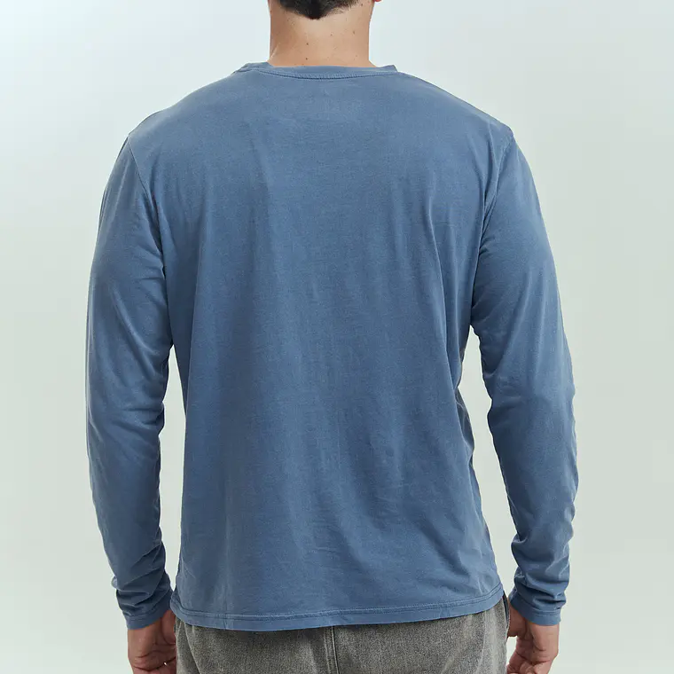 HOMBRE-THE POLICE T-SHIRT LONG SLEEVES BLUE (TALLAS S a XL) 2