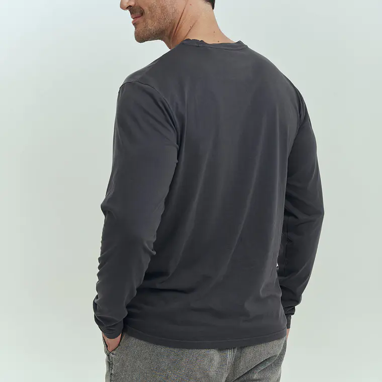 HOMBRE-THE POLICE T-SHIRT LONG SLEEVES BLACK (TALLAS S a XXL) 3