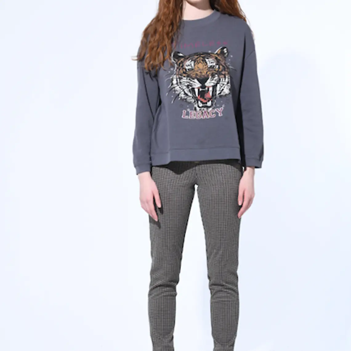 MUJER-TIGER BELIEVE SWEATSHIRT (TALLA S) 2