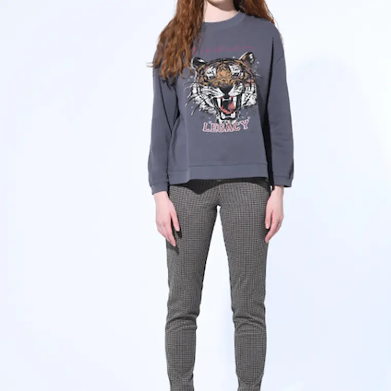 MUJER-TIGER BELIEVE SWEATSHIRT (TALLA S) 2