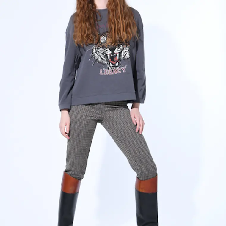 MUJER-TIGER BELIEVE SWEATSHIRT (TALLA S) 3