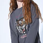 MUJER-TIGER BELIEVE SWEATSHIRT (TALLA S) - Miniatura 4